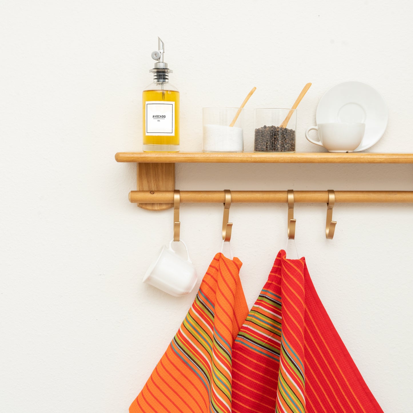 hanging Stripe Kitchen Towels