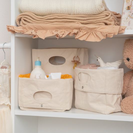 washable canvas baskets for storage