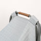 organic cotton car seat gray cover