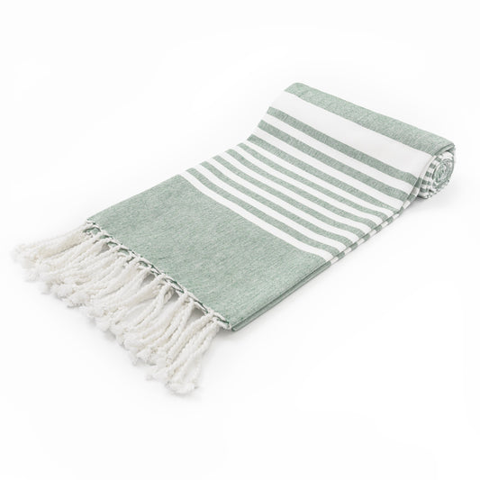 sage green turkish towel